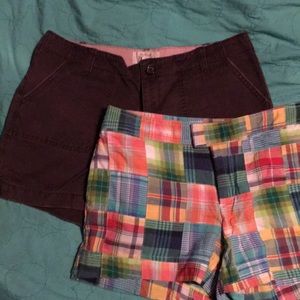 2 pair of shorts by Gap and old navy 🌸🌹